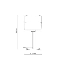 DORMA WOOD JUTA LAMPKA NOCNA 1XE27 16227