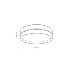 DORMA WOOD JUTA LAMPA SUFITOWA 4XE27 11791