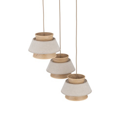 KALUM LEN LAMPA WISZĄCA 3XE27 KOŁO 11807