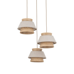 KALUM LEN LAMPA WISZĄCA 3XE27 KOŁO 11807