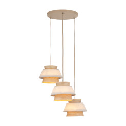 KALUM LEN LAMPA WISZĄCA 3XE27 KOŁO 11807