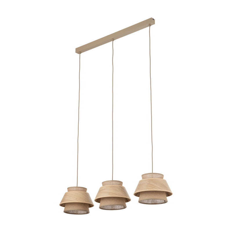 KALUM WOOD LAMPA WISZĄCA 3XE27 11810