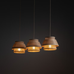 KALUM WOOD LAMPA WISZĄCA 3XE27 11810