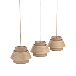 KALUM WOOD LAMPA WISZĄCA 3XE27 11810