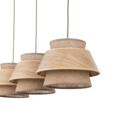 KALUM WOOD LAMPA WISZĄCA 3XE27 11810