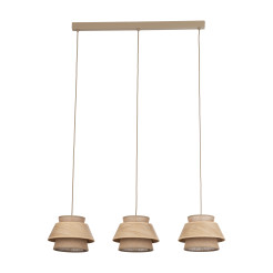 KALUM WOOD LAMPA WISZĄCA 3XE27 11810