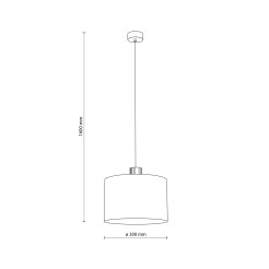 VIGA SHADE SOSNA LAMPA WISZĄCA 1XE27 11799
