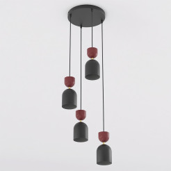 4PREM BLACK BURGUNDY 1737/4PREM