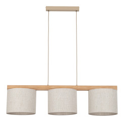 VIGA SHADE SOSNA LAMPA WISZĄCA 3XE27 11882