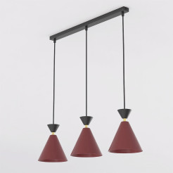 3 BURGUNDY BLACK 1740/3