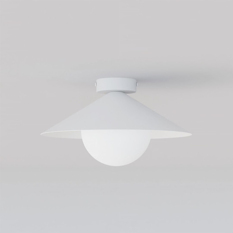 1S PLAFON WHITE OPAL 1778/1S
