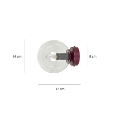 K1 BURGUND TRANSPARENT 1645/K1