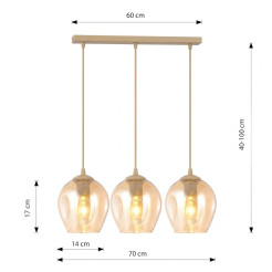 3 MOKKA AMBER 1785/3