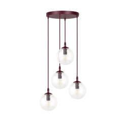 4PREM BURGUNDY TRANSPARENT 1788/4PREM