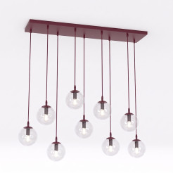 9 BURGUNDY TRANSPARENT 1788/9