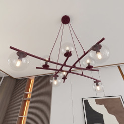 8 BURGUNDY TRANSPARENT 1800/8
