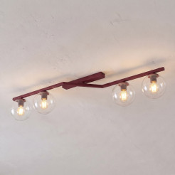 4 BURGUNDY TRANSPARENT 1804/4