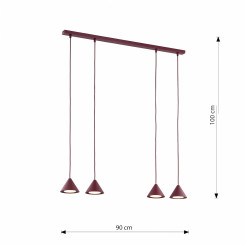 4 BURGUNDY 1813/4