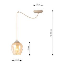 1 MOKKA AMBER 1820/1