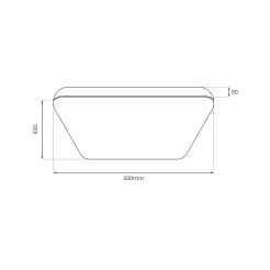 Plafon NEMO CHROME 17W LED ML1659