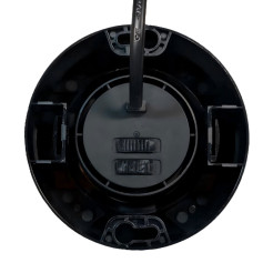 Oczko Sufitowe Okrągłe Ruchome 3/5/7W 3CCT Natynk/Podtynk Czarny EKZ2670