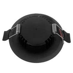 Oczko Sufitowe Okrągłe 5W 3CCT IP65 Podtynk Czarny EKZ2672