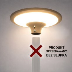 Lampa Solarna Patio 20W 2100lm 3000/4000K 40cm EKO2777