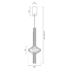 Lampa wisząca Padre 7W LED ML2796