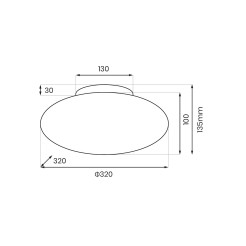 Lampa sufitowa Robin 11W LED ML2804