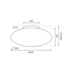 Lampa sufitowa Robin Beige 14W LED ML2807