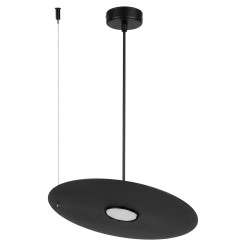 Lampa wisząca PIATTO Czarna 1xGX53 fi 350mm MLP2909