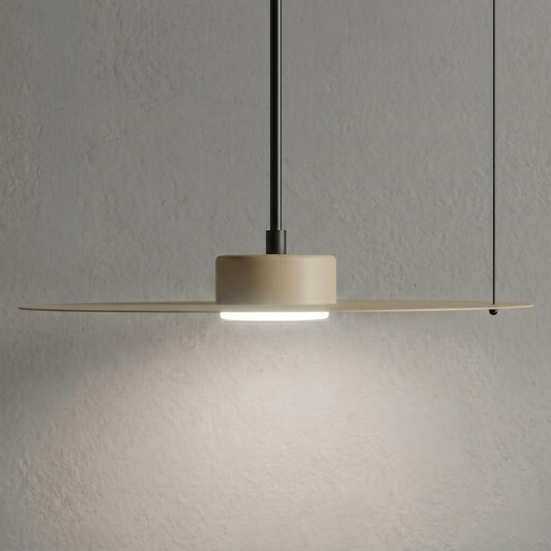 Lampa wisząca PIATTO Taupe 1xGX53 fi 350mm MLP2910