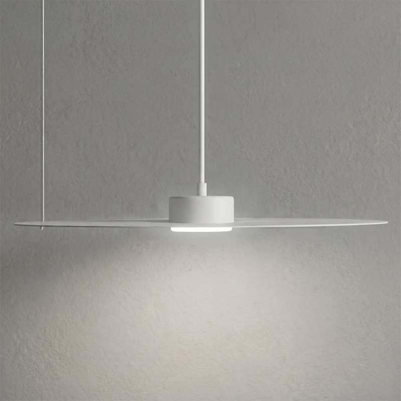Lampa wisząca PIATTO Biała 1xGX53 fi 450mm MLP2912