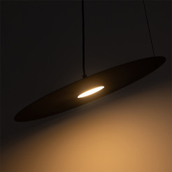 Lampa wisząca PIATTO Czarna 1xGX53 fi 450mm MLP2913