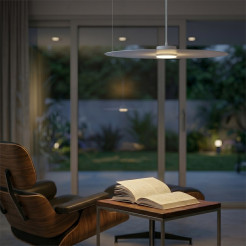 Lampa wisząca PIATTO Biała 1xGX53 fi 550mm MLP2916
