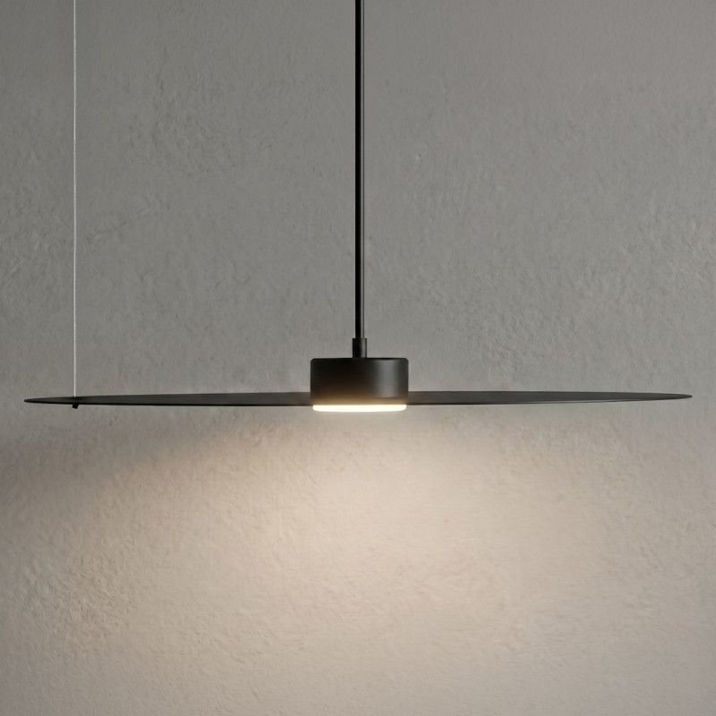 Lampa wisząca PIATTO Czarna 1xGX53 fi 550mm MLP2917