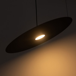 Lampa wisząca PIATTO Czarna 1xGX53 fi 550mm MLP2917