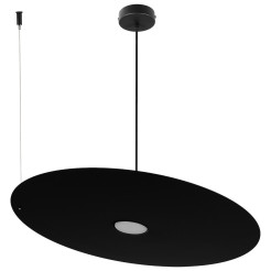 Lampa wisząca PIATTO Czarna 1xGX53 fi 550mm MLP2917