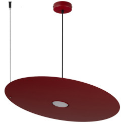 Lampa wisząca PIATTO Burgund 1xGX53 fi 550mm MLP2919
