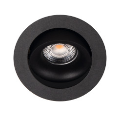 MAXLIGHT H0118 OPRAWA WPUSTOWA BELLATRIX TILTED CZARNA - BEZ MODUŁU ŚWIETLNEGO LED H0112