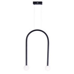 MAXLIGHT P0513 LAMPA WISZĄCA ENIGMA CZARNA 