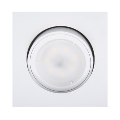 MAXLIGHT H0039 OPRAWA WPUSTOWA FINE KWADRATOWA BIAŁA