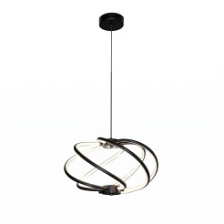 Lampa wisząca czarna LED CCT LP-1425/1P BK