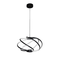 Lampa wisząca czarna LED CCT LP-1425/1P BK