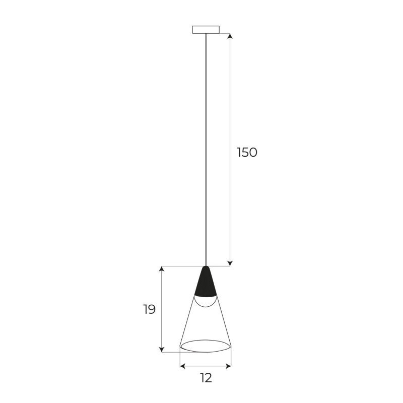 MAXLIGHT M0015Z LAMPA WISZĄCA MAGNETYCZNA SYSTEM ZIGBEE 6W 363LM 2700/5000K
