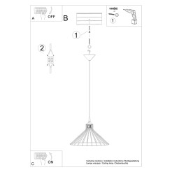 Lampa wisząca EDA SL.1186