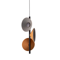 MAXLIGHT P0564 LAMPA WISZACA PURO EARTH YELLOW&GREY