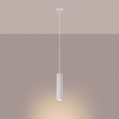 Lampa wisząca KARBON 1 biały SL.1535