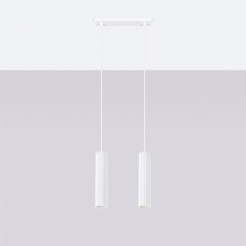 Lampa wisząca KARBON 2 biały SL.1536