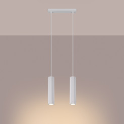 Lampa wisząca KARBON 2 biały SL.1536